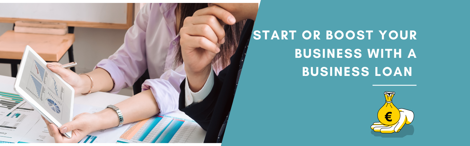 Financial advisor explaining loan options to a young couple